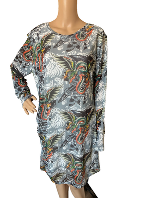 mini short dresses Denim Short Sleeve Mini Dress - All Dresses
