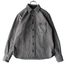 MOMOTARO JEANS Wool Mix Work Shirt Size 40 Made In Japan