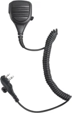 Two Way Radio Shoulder Mic Remote Speaker Microphone with 3.5Mm Audio Jack For
