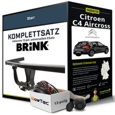 Anhängerkupplung BRINK starr für CITROEN C4 Aircross +E-Satz Kit NEU AHK