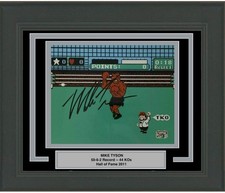 FRAMED Autographed/Signed MIKE TYSON Punchout Nintendo 8x10 Photo Hologram COA