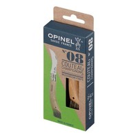 Opinel Pilzmesser No 08 Buche BüRste Klappmesser Messer Sammelmesser Rostfrei