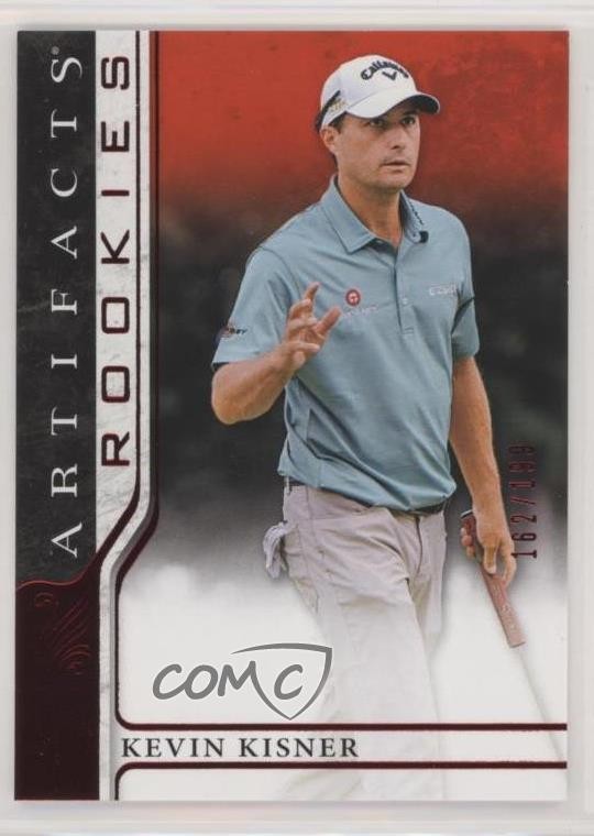 2021 Upper Deck Artifacts Rookies Red /199 Kevin Kisner #60 Rookie RC i4v