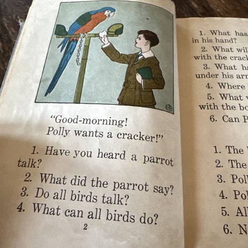 Antique 1924 The Silent Readers Second Reader Vintage Children's Book School - Picture 10 of 14