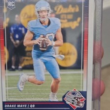 2024 Panini Score Rookie Drake Maye #303 New England Patriots North Carolina