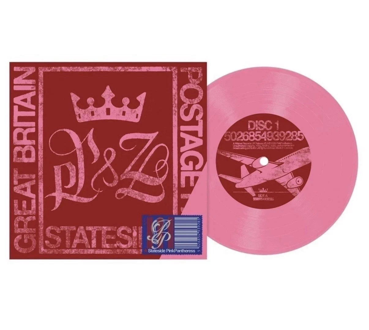 Pink Pantheress Stateside + Zara Larsson 7" Magenta Vinyl Mint/