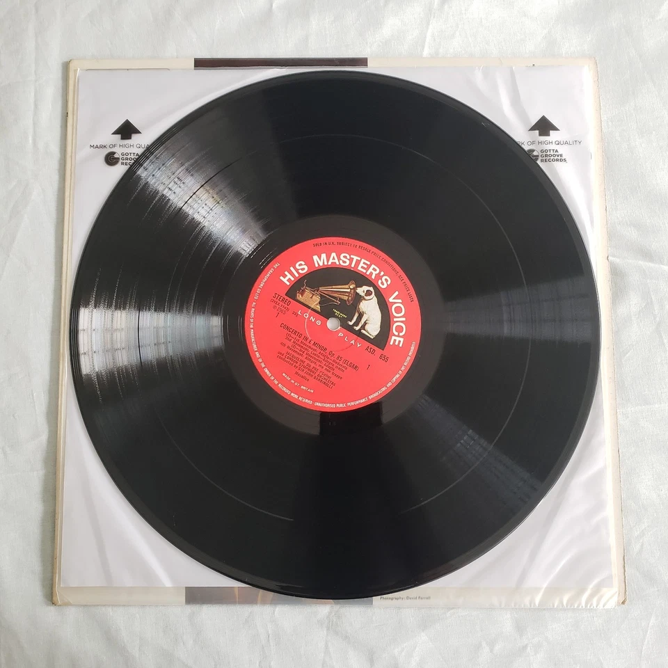 Elgar/Du Pré/Barbirolli/Baker- Cello Concerto/HMV ASD 655/ED1 UK Vinyl - Image 2 of 4