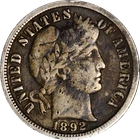 1892-O Barber Dime