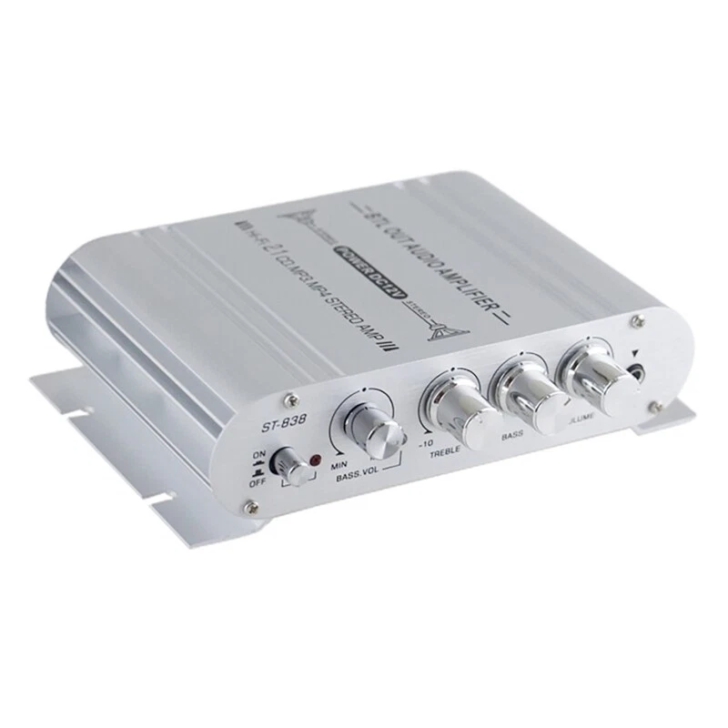 12V 40 Watt 2.1Channel Car Audio Stereo Amplifier Speaker Class a