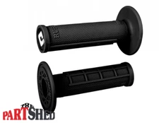 New ODI MX Single-Ply Half Waffle Grips Dirtbike MX Motorcycle Black Ruffian 7/8