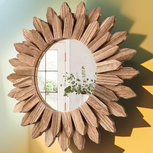 Rustic Vanity Mirror 12inch Wall Mirror Living Room - Picture 10 of 11
