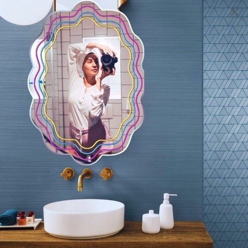 large make up mirror with led light - Picture 4 of 9