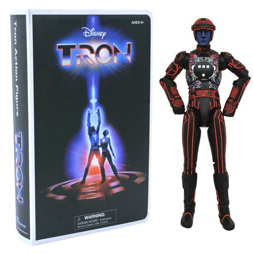Figura de acción TRON DLX SDCC VHS conjunto exclusivo en caja - Imagen 2 de 7