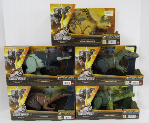 Jurassic World Dino Trackers Eocarcharia Regaliceratops Irritator ++ BR793