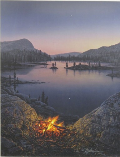 STEPHEN LYMAN Evening Star DLX FRM #5578+Firelight #5578+Cloth Signed DLX Book - Picture 3 of 10