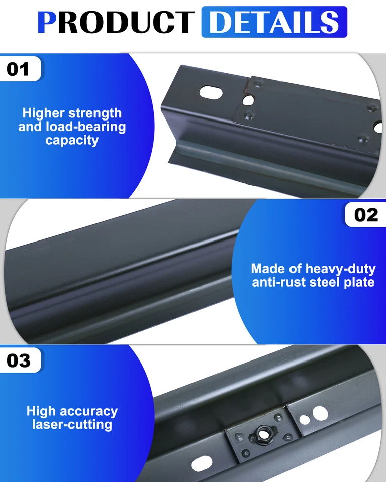 5PCS Bed Crossmember for 1988-2000 C1500 C2500 K2500 Chevrolet/GMC Pick Up NEW - Image 4 of 4