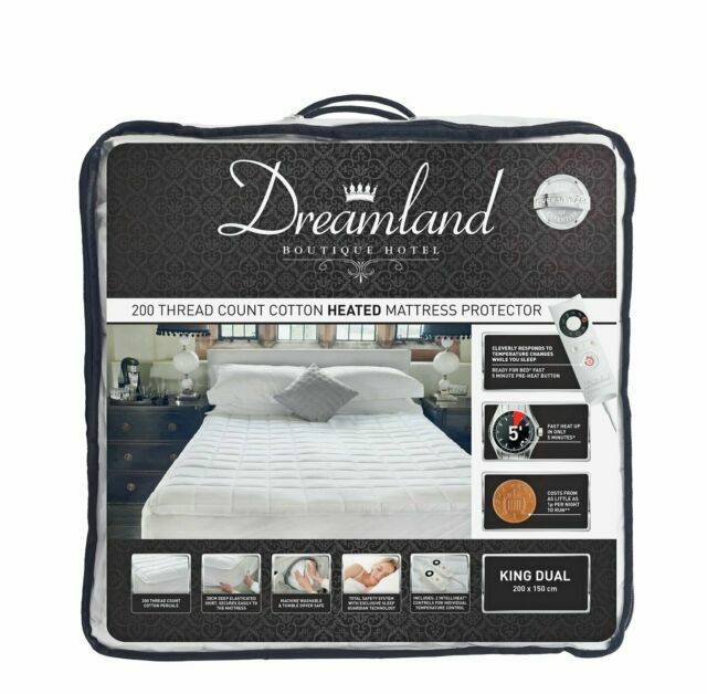 Dreamland Boutique Dual Control Electric Blanket Super King, 200