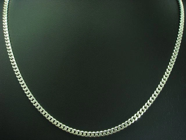 Rose Tone concavo Rondel fascino CZ collana in argento Sterling, 45,7 cm