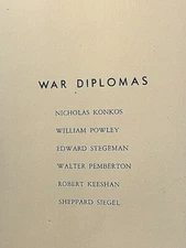 "CAPTAIN KANGAROO" BOB KEESHAN RARE ORIG. 1946 SENIOR YEAR HIGH SCHOOL YEARBOOK!