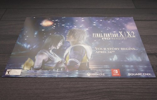 PAX West 2017 | Final Fantasy X & XII Zodiac Age Double Sided Poster | 17” x 11” - Picture 7 of 7