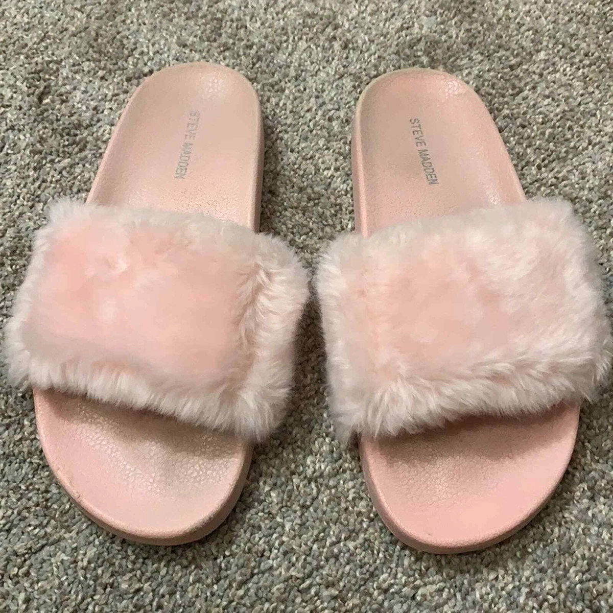 Steve madden clearance softey slide pink