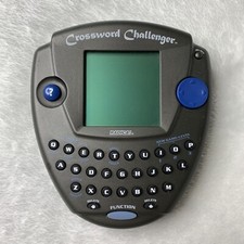 Radica Crossword Challenger Portable Electronic Handheld Game W/ New Batteries