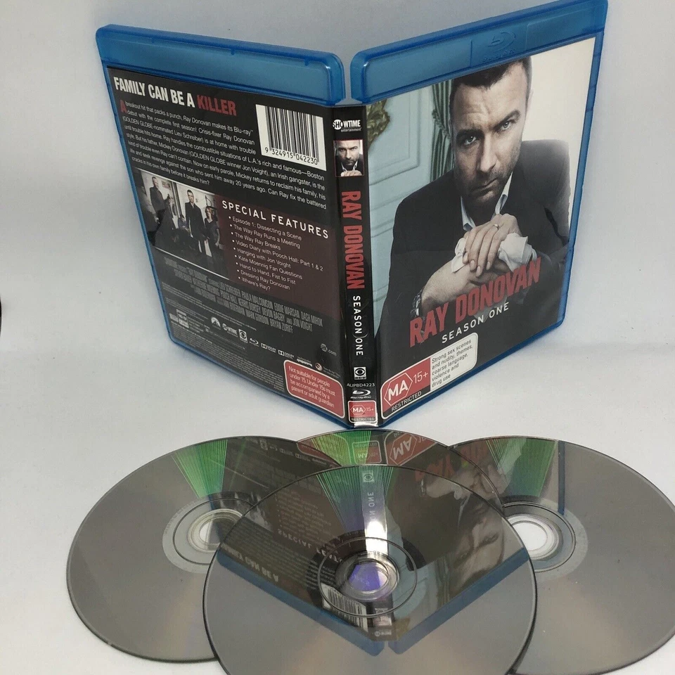 RAY DONOVAN Temporada Uno Blu-ray Región B Programa de TV V Buen Estado ENVÍO GRATUITO Foto 4 de 4