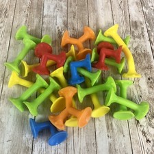 Froogly Flexible Suction Toys Lot of 21 Silicone Pieces Use on Windows Bathtub 