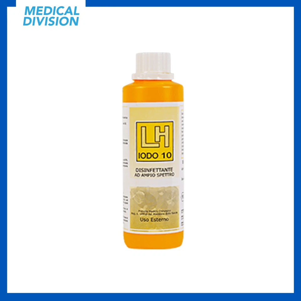 Disinfettante per cute a base di iodio 10% flacone da 125 ml - iodopovidone