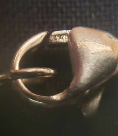 Sterling silver gemstone necklace stackable brace… - image 5