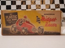 Vintage 1954 Monogram 1st Car Kit Midget Racer P-1 Sealed Plastic Model Box