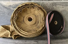 Elastic Trim Textile Vintage NOS DEAD STOCK Sewing Militant Utilitarian BULK LOT