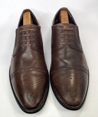 Vintage Foundry Co Mens Toe Cap Oxford Brown Leather shoe  display picture 3
