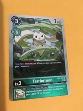 Terriermon EX2-025 R Digimon CCG TCG | Digital Hazard Near Mint English
