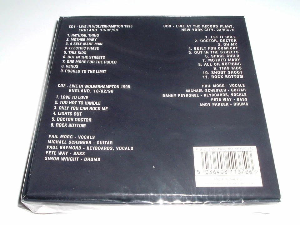UFO - IMPACT LIVE - 3 x CD Compilation, Limited Edition, MMBOX13 (2008) - Bild 2 von 2