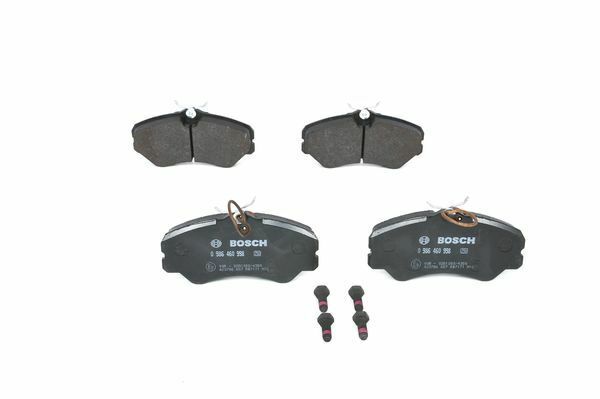 BremsbeläGe Bremsbelagsatz Scheibenbremse Vorne Bosch 0986460998-image