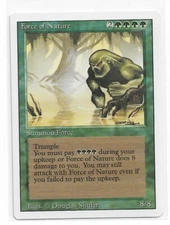 Magic the Gathering ~ MTG ~ 1x Force of Nature ~ 3rd Edition ~  M/NM ~ REVISED