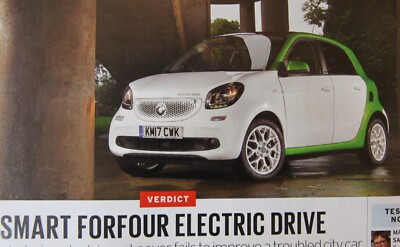 Original 2017 SMART FORFOUR ELECTRIC DRIVE PRIME PREMIUM  mag road test No 5334