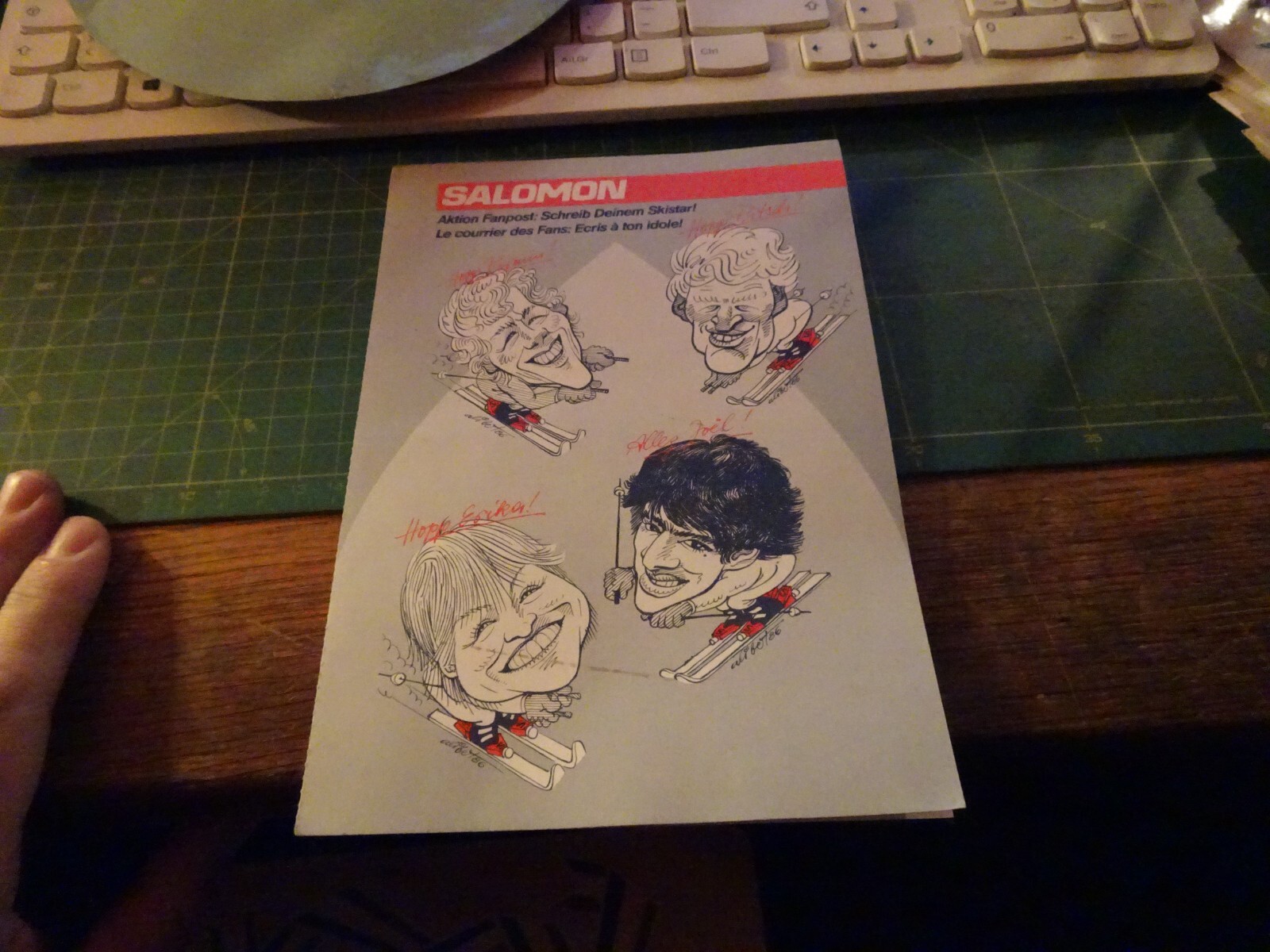 ADESIVO VINTAGE STICKER kleber LOTTO SALOMON SCI SKI SCIATORI SVIZZERA SVIZZERI