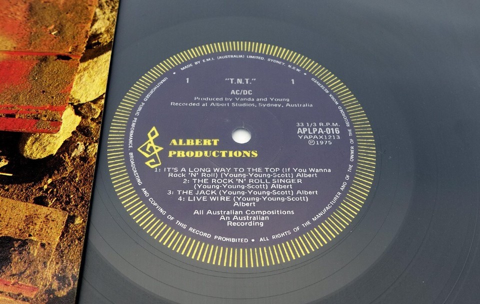 AC/DC Vol. 1 Box Set 7 x Viny LP Records 1980 Alberts OZ Blue Label 1st ...