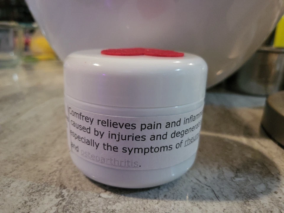 Ungüentos de consuelda sanador rápido orgánico 4 OZ Foto 3 de 4