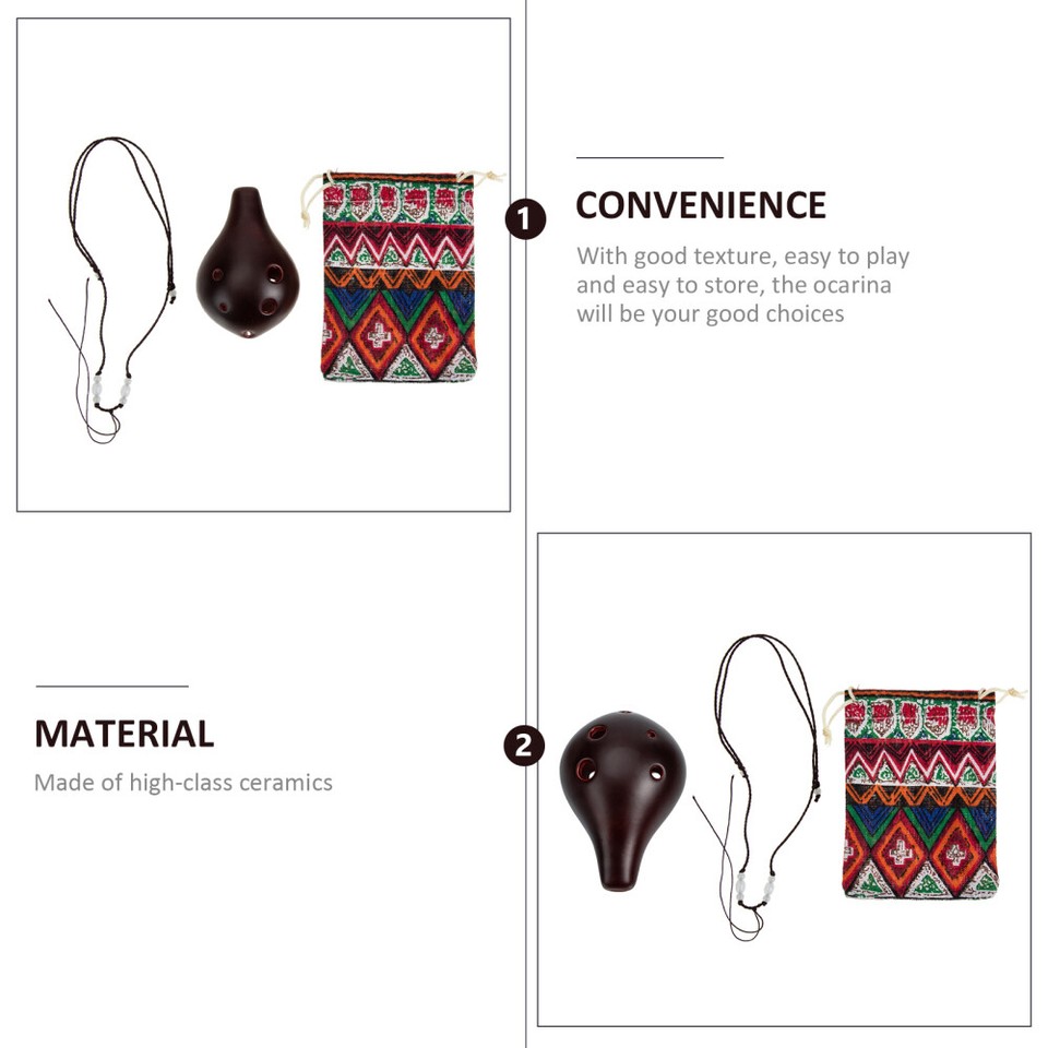 Ocarina Wonderful Workmanship Small Wind Instrument Student Child eBay