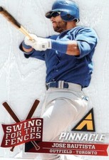 2013 Pinnacle Swing for the Fences #15 Jose Bautista Toronto Blue Jays