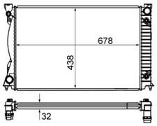Radiateur Audi ALLROAD