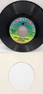 JOAN BAEZ The Night They Drove Old Dixie Down / When Time Is Stolen 45 rpm 1971