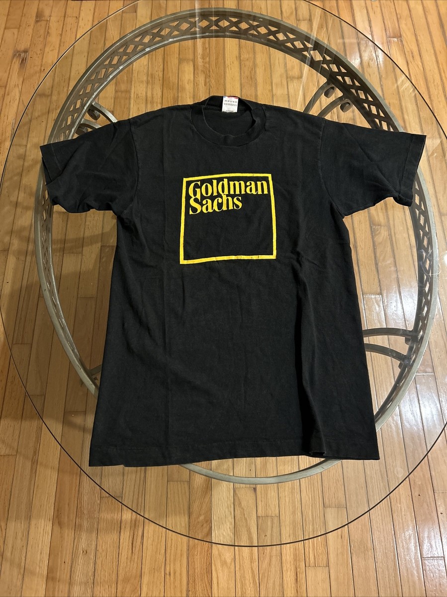 Vintage Goldman Sachs Box Logo T-Shirt Size Small | eBay Vintage Goldman Sachs Box Logo T-Shirt Size Small | eBay