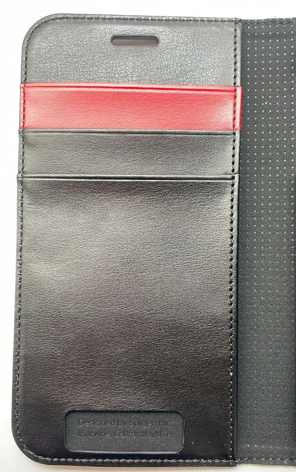 SPIGEN Wallet S Case for Samsung Galaxy S6 Edge - Black - Image 3 of 4