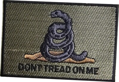 Gadsden Continental Marines Don't Tread On Me Patch 2nd Amendment Patriot 3''
