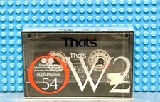 THAT'S  OW 2   54  1990  JAPAN  TYPE II   BLANK CASSETTE  TAPE (1) (SEALED)