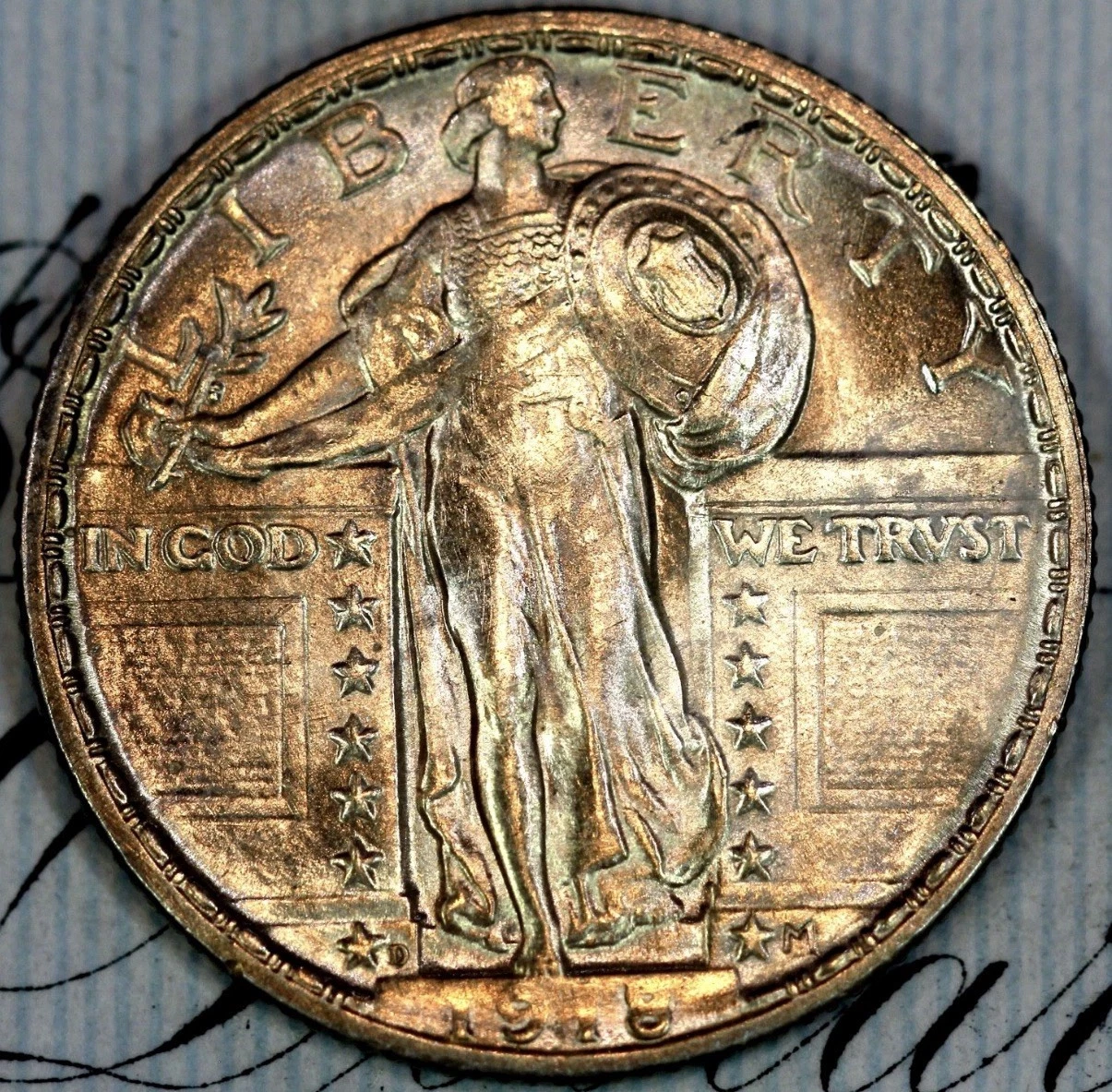 1918-D FH PRISTINE++ GEM BU MS STANDING LIBERTY QUARTER DC502 FRM MATTHEWS HOARD
